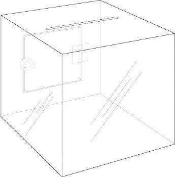 Acrylic Locking Ballot/Suggestion Box