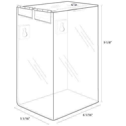 Acrylic Locking Ballot/Suggestion Box