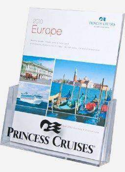 LHW-M121: Clear Acrylic Wall-Mount Brochure Holder for 8.5"w Literature