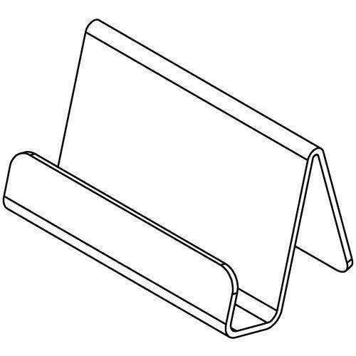 LHS-352: Slant Back Acrylic Easel Business Card Holder