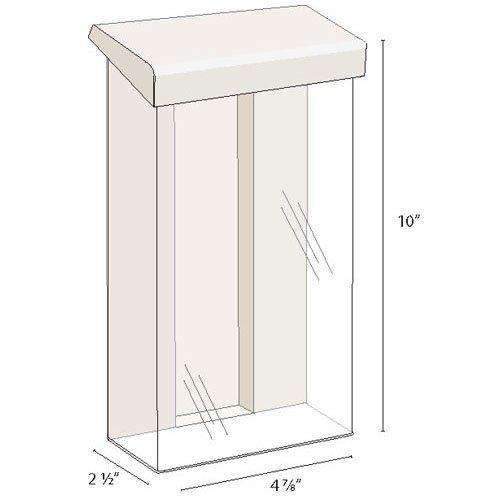 Heavy Duty Outdoor Tri-Fold Brochure Holder With Lid