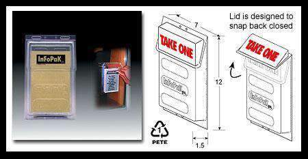 Info Pak Jr Outdoor Brochure Holder for 5.5w Literature