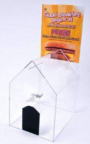 Large Acrylic House Coin/Suggestion Box