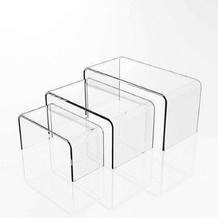 Narrow Clear Acrylic Riser NCAR