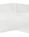 LHM-8511E: 8.5w x 11h Clear Styrene Book Style Table Tent/Sign Holder