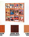 Wood Wall Mount 12-Pocket Combo Literature Display