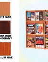 Wood Wall Mount 9-Pocket Combo Literature Display